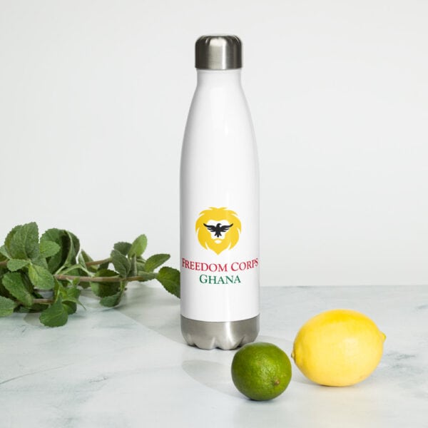 Freedom Corps Ghana Stainless Steel Water Bottle - Image 2