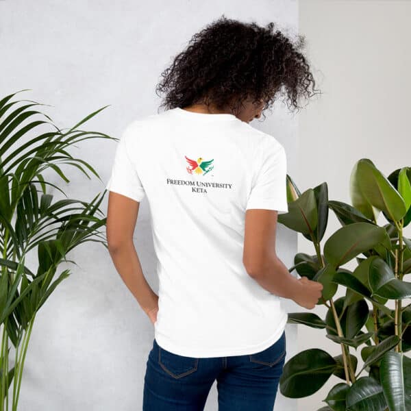 Freedom Universiy Keta Short-Sleeve Unisex T-Shirt - Image 4